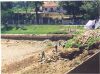 Spillway work at northwest end of lake