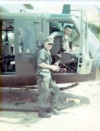 Stallion 16 lead with WO Tony Catalano in right seat. Tony flew with me (TJ) alot after I became Stallion 16. WO Dave Inman is standing by the door. 